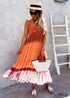 Vestido midi bohemio con efecto tie-dye Kehlani